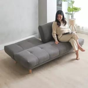 에보니아 라인 3인용 소파베드 패브릭 인조가죽 / 듀얼등받이 3인 쇼파 침대