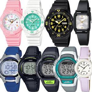 카시오 여자손목시계 학생 알람방수 우레탄 패션 전자