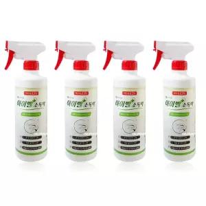 아이벨 소독액 스프레이 500ml x 4개/소독용 에탄올액 에탄올스프레이 살균제 소독제 가정용 학교용 사무실