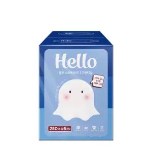 헬로 Smart한 250매x24팩 각티슈/미용티슈