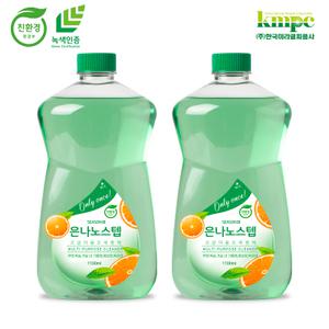 은나노스텝 시즌3 다용도 세정제 리필 1100ml x 2개