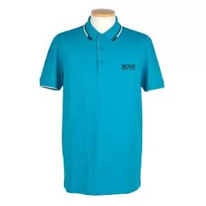 휴고보스 골프웨어 남성 레귤러핏 피케 코튼 폴로 셔츠 PADDY PRO 50326299 311 (MEDIUM GREEN)