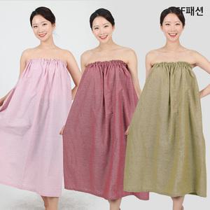 무지 밴딩형 마사지가운 피부미용가운