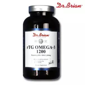 닥터브라이언 알티지 rTG 오메가3 1200 x 180캡슐 6개월분 비타민D 비타민E 미국 엔초비 멸치 혈행건강