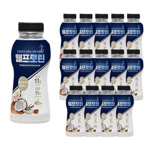 웰프로틴 코코넛 15개입 한박스 아침 식사대용 단백질 쉐이크 곡물 선식