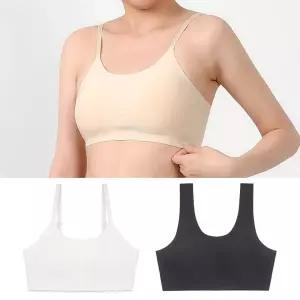 주니어브라 1단계 2단계 3단계 단계별 심리스 / 노라인 런닝형 편안한 스포츠 학생 속옷 처음 첫브라