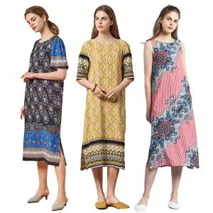 [라페어](초특가) 데일리 인견 원피스 3종 패키지