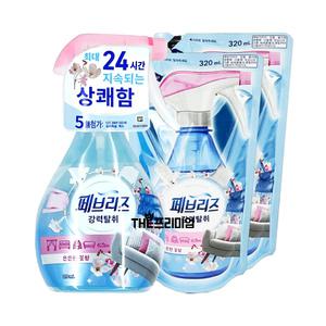 페브리즈 섬유탈취제 은은한향 370ml+리필 320ml 2개