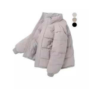 [후앙스]오버핏 남녀공용 푸퍼 커플 숏패딩 DRPD7857_P089090702