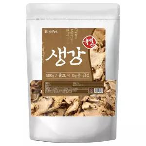 국산 생강 건 생강 절편 500g