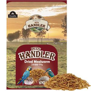 펫츠핸들러 햄스터&고슴도치 영양간식 건조밀웜 리필 150g