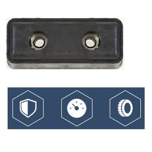 지노기업/안전 밤바고무/쿠션 범퍼고무/화물차 충돌방지/후진/완충/대형트럭 후미/특장차/윙바디/탑차