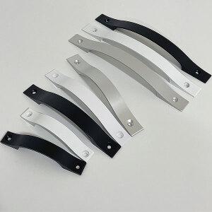 건축용 쏘렌토손잡이 활손잡이 전면고정 가구 서랍장 싱크대 베란다 건축용 블랙 화이트 실버