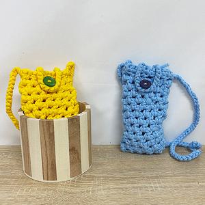 [오피스스쿨] 코바늘로 크로스백 만들기 1인세트 핸드메이드 가방 diy 뜨게질