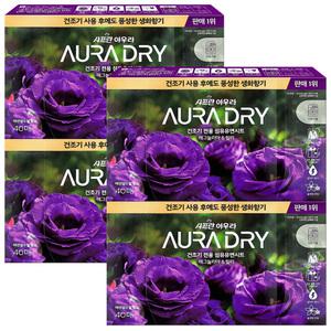 샤프란 아우라 드라이시트 매그놀리아&릴리 40매 4팩 (160매)
