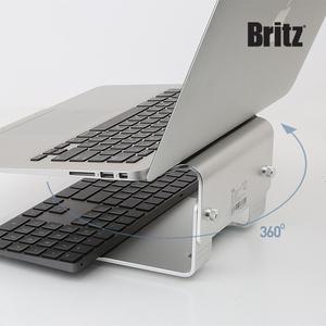 브리츠 BA-AMK1 알루미늄 노트북 거치대 받침대 높이조절