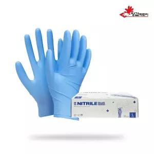 G클럽 니트릴장갑 블루 플러스_100매 식품용 요리용 식품용인증