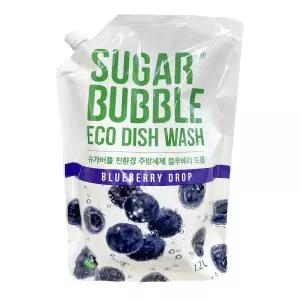 슈가버블 친환경 주방세제 블루베리드롭 리필 1.2L 1개