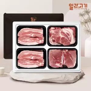 [일간고기][냉장]국내산 한돈선물세트 3호 2kg (삼겹살2팩/목살/앞다리살)