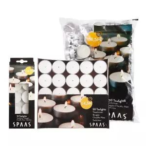 스파스 4시간연소 티라이트 양초 무향