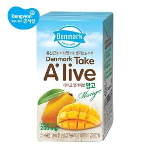동원 덴마크 테이크얼라이브 망고 120ml 48개