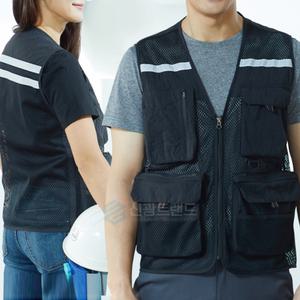 지벤 여름 춘추 조끼 작업복 ZB-V2223