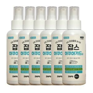 잡스 모기 진드기 기피제 120ml 아쿠아 가드액 6개