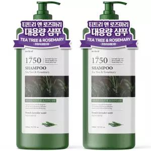 [원쁠원] 메르헨트 티트리 로즈마리 대용량 샴푸 1500ml 약산성 퍼퓸 두피 미용실 향기좋은