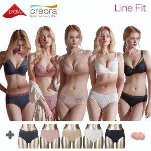 [방송히트]비비안 라인핏4차 와이드윙 노와이어 브라팬티세트 16종