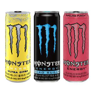 몬스터 355ml (시트라+제로슈거+파이프) 16캔씩 총 48캔