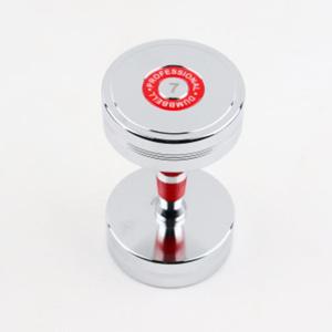 고밀도 크롬 도금 아령 7kg