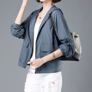 여자 숏 바람막이점퍼 간절기 여성 오버핏 봄 가을잠바 러닝바람막이