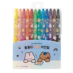 아트박스 돌돌이 12색 색연필