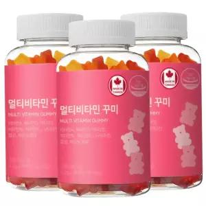 키즈 종합 멀티비타민 구미 젤리 꾸미 3병 외 2종 어린이 칼슘 비타민 유산균 A b d E b6 b12 비오틴 청소년 영양제
