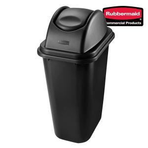 러버메이드 소프트 휴지통 뚜껑 세트 (대) 39L - 검정