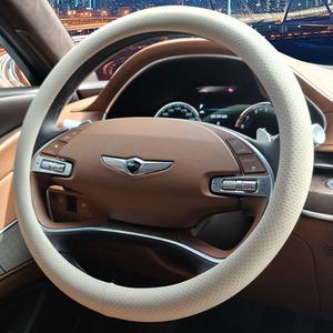 자동차 핸들커버 실리콘 가죽 논슬립 MADE IN KOREA - 앤드윅스