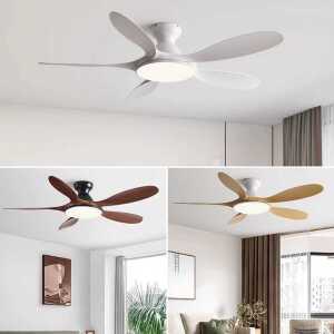 실링팬조명 천장형 LED 침실 실링팬 선풍기 화이트