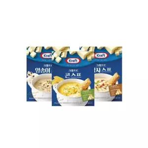 [하프클럽/삼립]크래프트 크림치즈 스프 3종 6팩 골라담기(양송이/콘/감자)