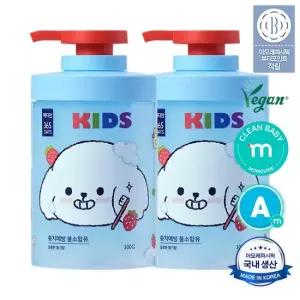 365데이즈 스텝3 충치불소 어린이 펌핑치약 300g 2개