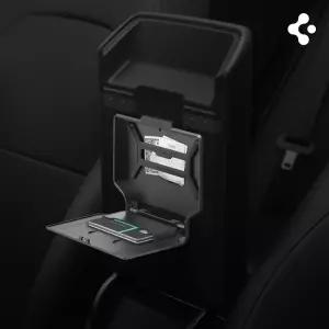 슈피겐 테슬라 모델Y 주니퍼 모델3 하이랜드 암레스트 콘솔 히든박스 수납함 TO221H