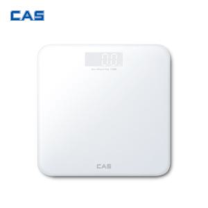 카스 가정용 체중계 HE-68W 슬림한 디자인 깔끔한 화이트 강화유리 