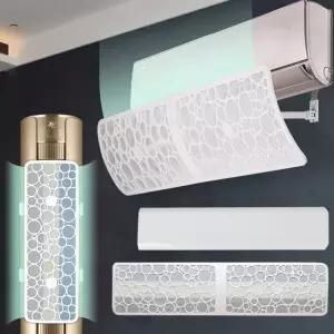 에어컨 바람막이 벽걸이 윈드바이저 스탠드 천장형 무풍 날개 방향 무타공 매쉬 필터 가드