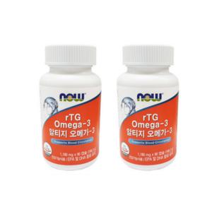 나우푸드 알티지 오메가3 1180mg x 90캡슐 x 2개