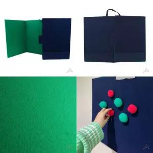 YC 매직보드판 보드판 수학교구 접이식 부직포 매직보드