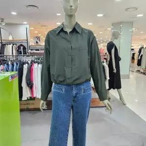 시슬리/애플아울렛/오드리 셔츠형 블라우스 SAWSA2441