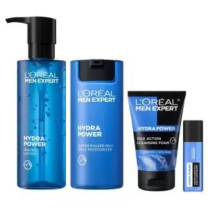 로레알파리 맨 엑스퍼트 이드라파워 쿨링 올인원 120ml + 수분 올인원 50ml + 클렌징 폼 50ml+스킨케어 미니 22ml(랜덤)