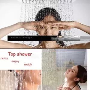 (화이트) 정사각 해바리기헤드 유럽풍/샤워기/해바라기/욕실/수전/헤드/입식/샤워/해바리기/해드/천장형