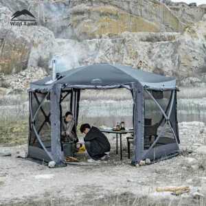 헥사곤쉘터 텐트 육각 돔 대형 가성비 오토캠핑 그늘막