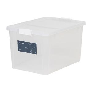 심플스텝 리빙박스 45L 반투명 의류 장난감 수납 펜트리 정리함 플라스틱 공간박스