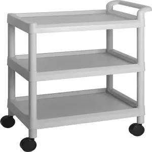 플라스틱 카트 201B/수납/업소/뷔페/학교/서비스/선반/레스토랑/급식실/주방/선반형/물품/운반/끌차/운반카